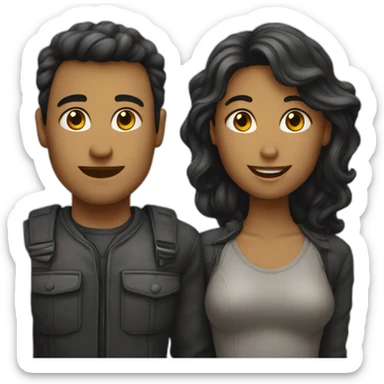 10 homme et une femme sticker