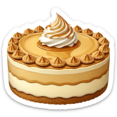 kurabiye ezmeli cheesecake sticker