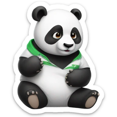 Panda with a TWICE shirt sticker