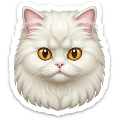A Persian cat sticker