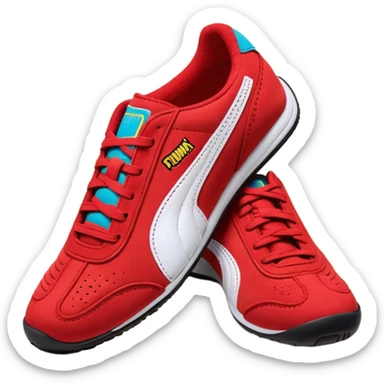 Puma rouge speedcat sticker