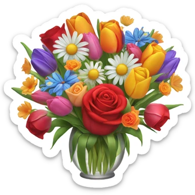 Flowers sticker