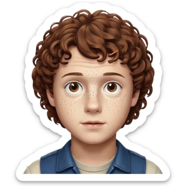Dustin stranger things sticker