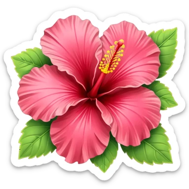 Hibiscus sticker