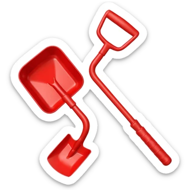 toy shovel sticker