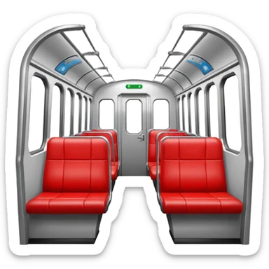 Moscow metro carriage sticker