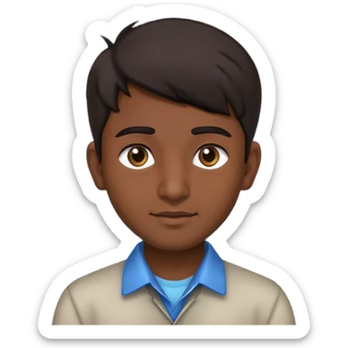 it must look like a indian boy from india who is 21 year old ,he is a software engineer sticker