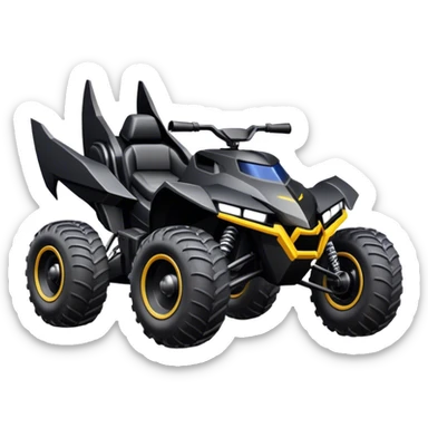 batmobile atv raptor 700 sticker