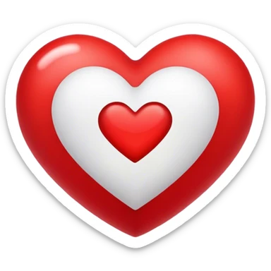 Heart sticker