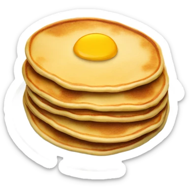 pancake with vegetables sticker