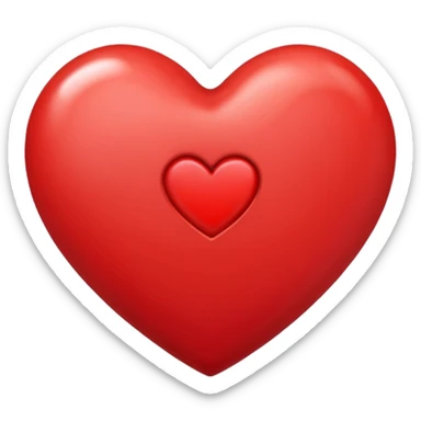 Heart with letter P  sticker