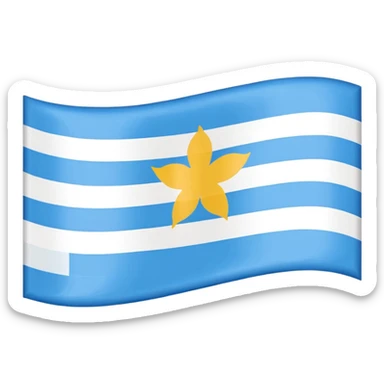Bandera de Galicia sticker