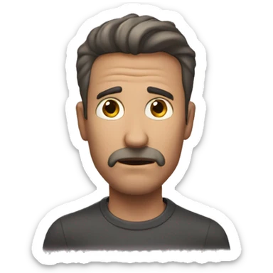 Man disappearing  sticker