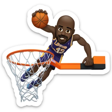 I want Shaq dunking sticker