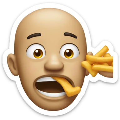 Hard Coughing in macdonalds sticker