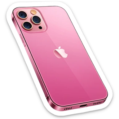 Pink iphone 12 pro max sticker