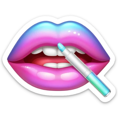 Rhode lip gloss  sticker