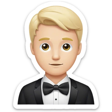 bow-tie polish guy sticker