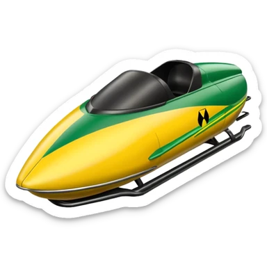 Jamaican bobsled sticker