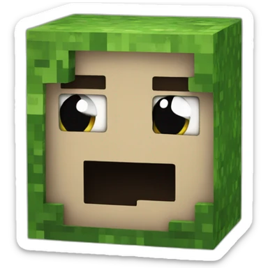 Creeper minecraft sticker