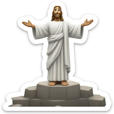 Cristo redentor  sticker