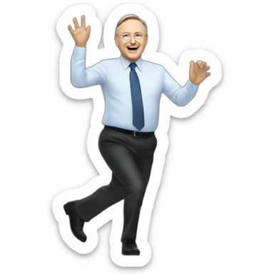 Prime Minister Albanese Default dance sticker