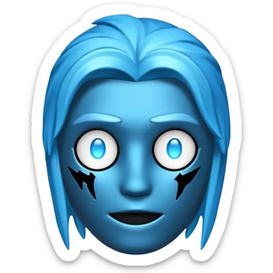 Make a Roblox forsaken emoji azure sticker