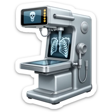 X-Ray machine  sticker