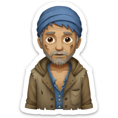 beggar  sticker