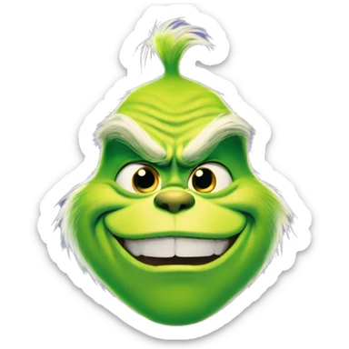 the Grinch sticker