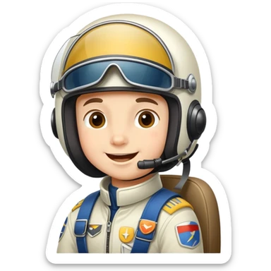 Chico copiloto de rally sticker