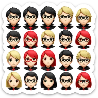 persona 5 royal emojis of cast create them sticker