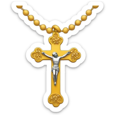 Rosary sticker