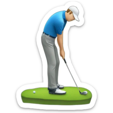 Campo de golf sticker