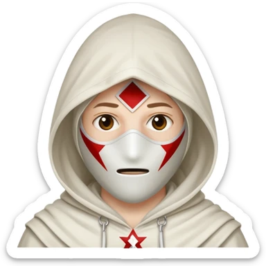 Ku klux klan full hood no face  sticker
