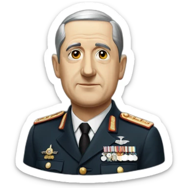 Charles De gaulle  sticker