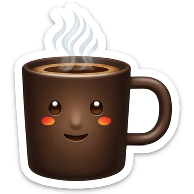 Coffee sticker
