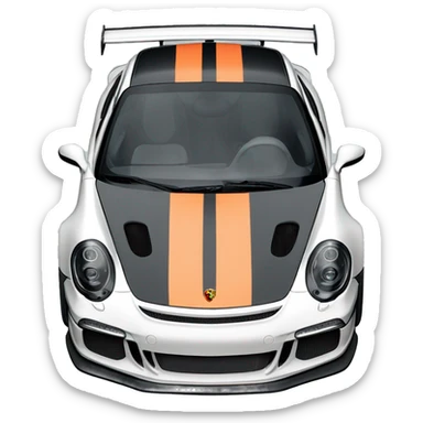 Porsche 911 gt3rs sticker