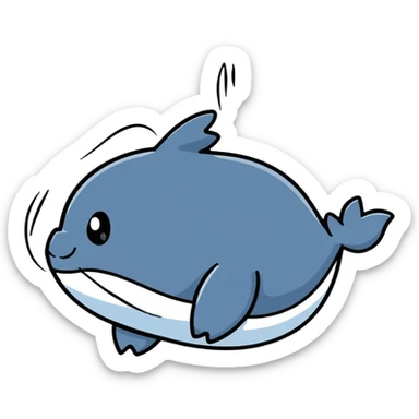 Stitch waving goodbye sticker