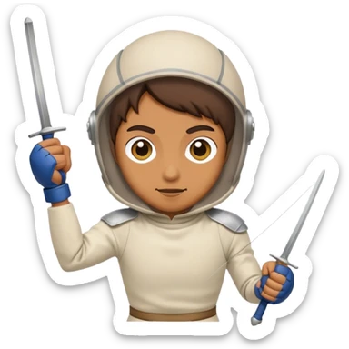 Fencer sticker