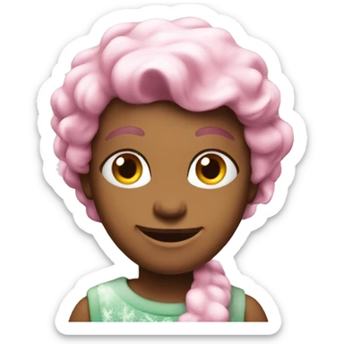 merry christmas pink sticker