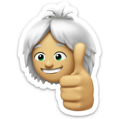 Central Cee thumbs up sticker