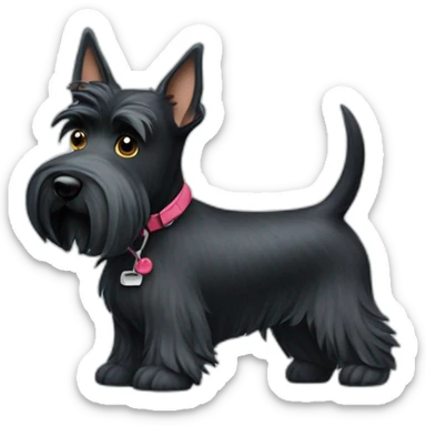 scottish-terrier-dog-walking sticker
