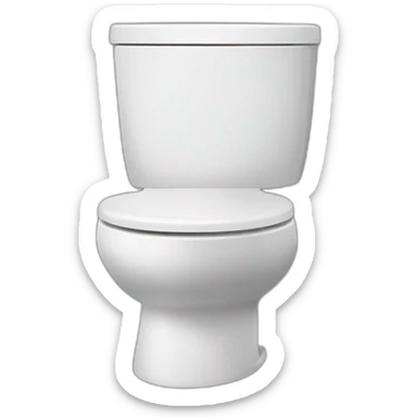toilet humaine sticker