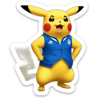 Pikachu deportivo alaves sticker