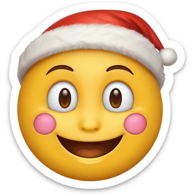 emoji happy face christmas mood sticker