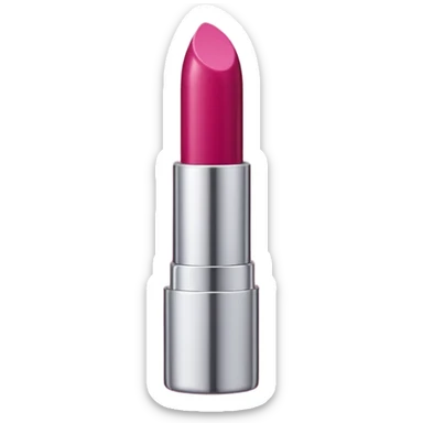 labial bordo (evitar que sea oscuro) packaging cromado con detalle rosa sticker