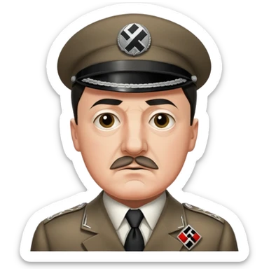 Adolph Hitler nazi sticker