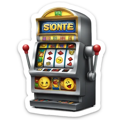 Slot machine sticker