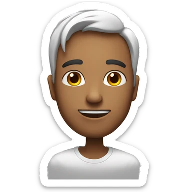 Emjoi Face  in love Short before exploding  sticker